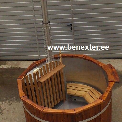 Thermowood Edelstahl badebottich