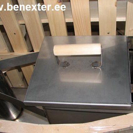 badezuber mit innenofen